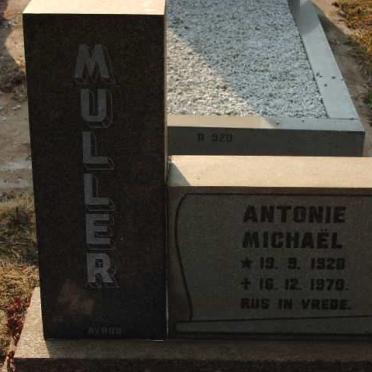 MULLER Antonie Michaël 1928-1970