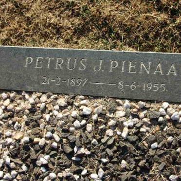 PIENAAR Petrus J. 1897-1955