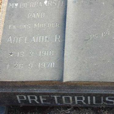 PRETORIUS Adelade R. 1918-1970