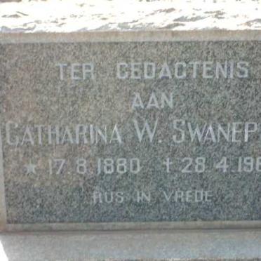 SWANEPOEL Catharina W. 1880-1969