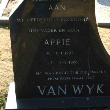 WYK Appie, van 1922-1978