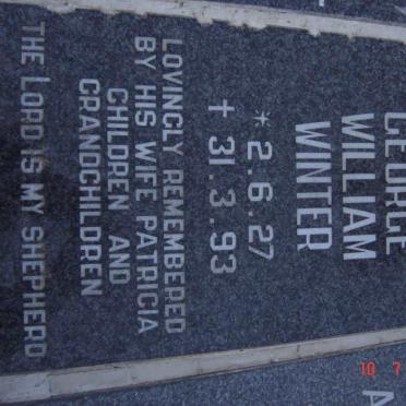 WINTER George William 1927-1993