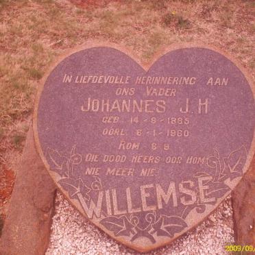 WILLEMSE Johannes J.H. -1885-1960