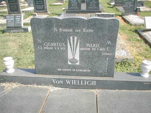 WIELLIGH N.Q., von -1971 &amp; M.E. BEYTELL -1977