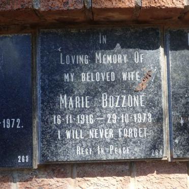BOZZONE Marie 1916-1973