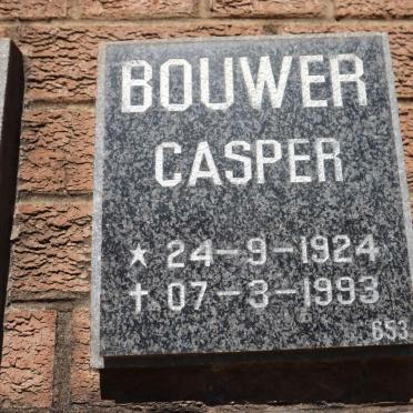 BOUWER Casper 1924-1993