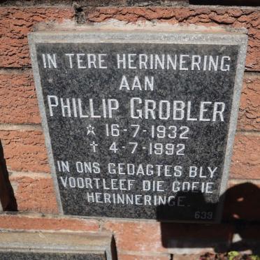 GROBLER Phillip 1932-1992