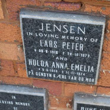 JENSEN Lars Peter 1916-1972 &amp; Hulda Anna Emelia 1913-1974