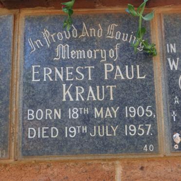 KRAUT Ernest Paul 1905-1957