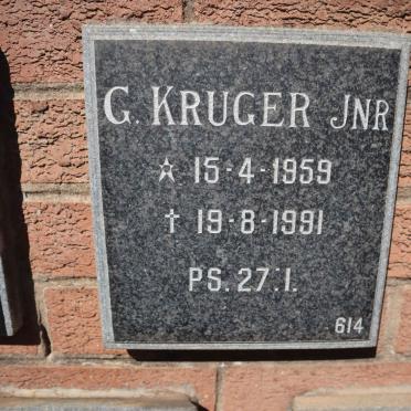 KRUGER G. 1959-1991
