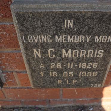 MORRIS N.C. 1926-1996