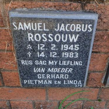 ROSSOUW Samuel Jacobus 1945-1983
