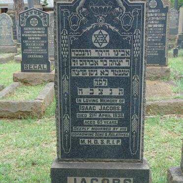 JACOBS Isaac -1938