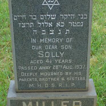 MILLER Solly -1937