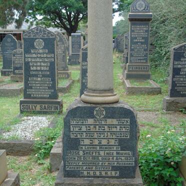 SHEFTS Rose nee MIRVIS 1918-1938