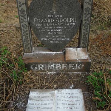 GRIMBEEK Edzard Adolph 1915-1971