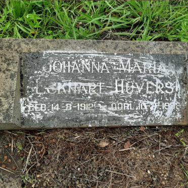 HUVERS Johanna Maria, ECKHARDT 1912-1958