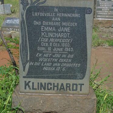 KLINGHARDT Emma Jane nee HERREIDGE 1860-1943