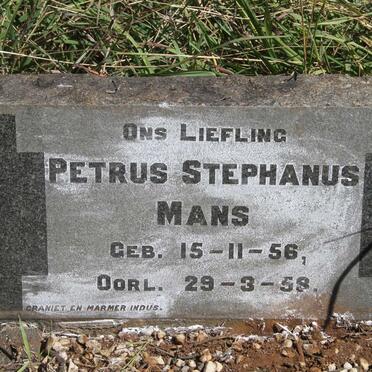 MANS Petrus Stephanus 1956-1958
