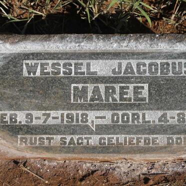 MAREE Wessel Jacobus 1918-1945