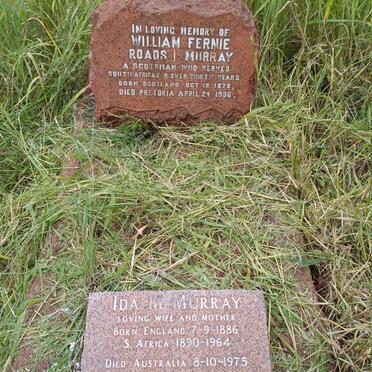 MURRAY William Fernie Roads J. 1878-1936 & Ida M. 1886-1975