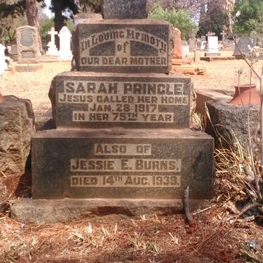PRINGLE Sarah -1917 :: BURNS Jessie E. -1939