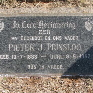 PRINSLOO Pieter J. 1883-1962