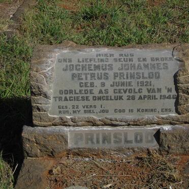 PRINSLOO Jochemus Johannes Petrus 1921-1946