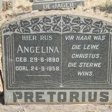PRETORIUS Angelina 1890-1956