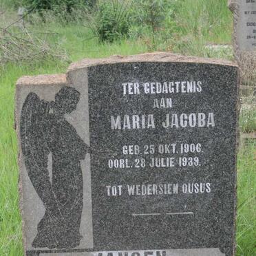 RENSBURG Maria Jacoba, Jansen van 1906-1939
