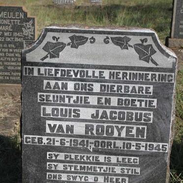 ROOYEN Louis Jacobus, van 1941-1945