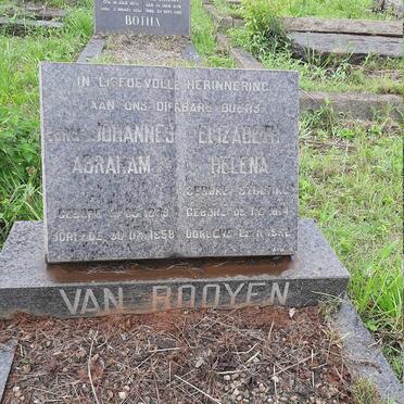ROOYEN Johannes Abraham, van 1879-1958 &amp; Elizabeth Helena STULTING 1874-1962