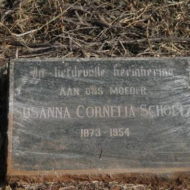 SCHOLTZ Susanna Cornelia 1873-1954
