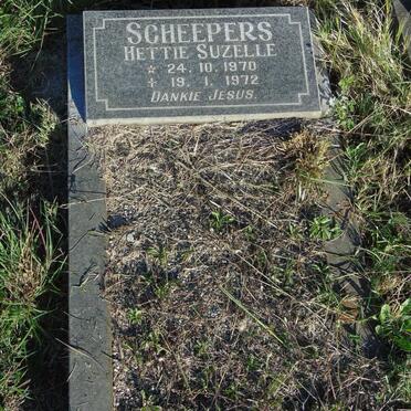 SCHEEPERS Hettie Suzelle 1970-1972