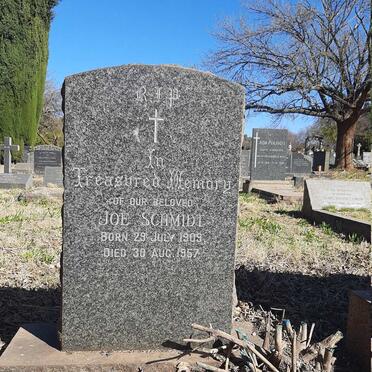SCHMIDT Joe 1909-1957