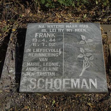 SCHOEMAN Frank 1944-2002