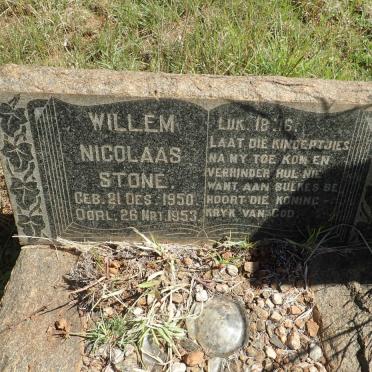 STONE Willem Nicolaas 1950-1953