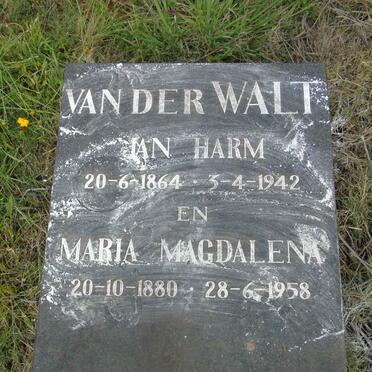 WALT Jan Harm, van der 1864-1942 &amp; Maria Magdalena 1880-1958