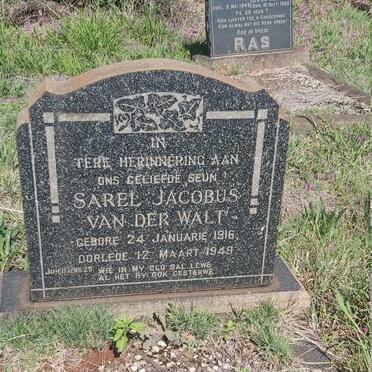 WALT Sarel Jacobus, van der 1916-1949