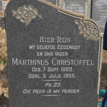 WESTHUIZEN Marthinus Christoffel, van der 1889-1955