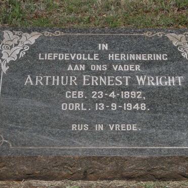 WRIGHT Arthur Ernest 1892-1948