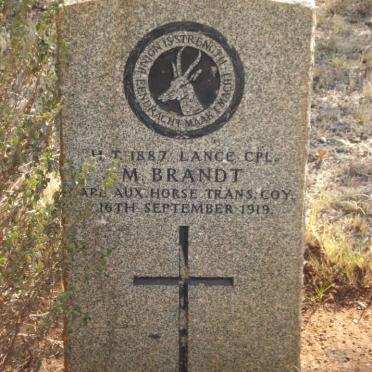 BRANDT M. -1919