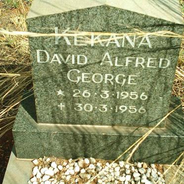 KEKANA David Alfred George 1956-1956