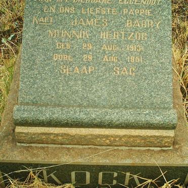 KOCK James Barry Munnik Hertzog 1913-1951