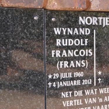 NORTJE Wynand Rudolf Francois 1960-2012