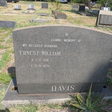 DAVIS Ernest William 1916-1970
