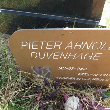 DUVENHAGE Pieter Arnold 1963-2017