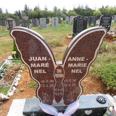 FREEMAN Dina 1960-2015 :: NEL Anne-Marie 1967-2023 :: NEL Juan-Mare 1988-2020