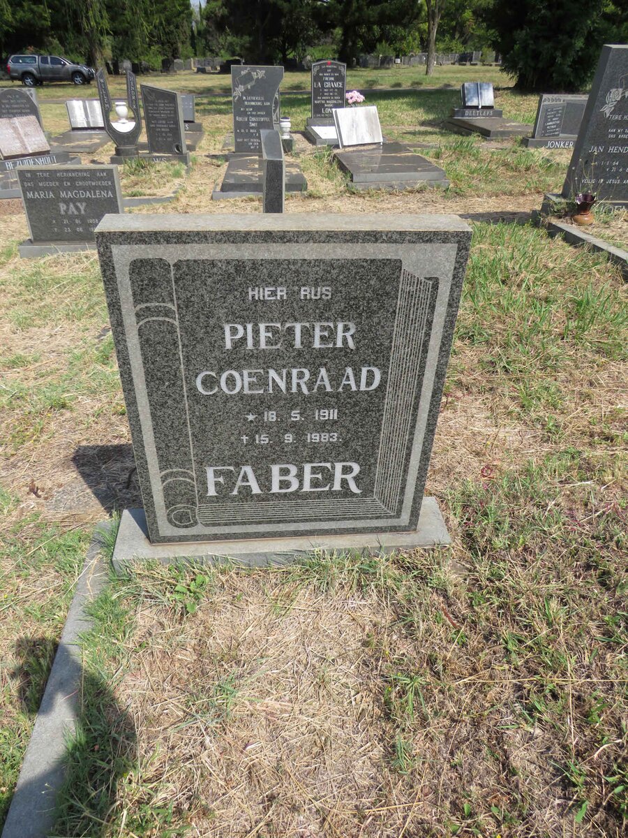 FABER Pieter Coenraad 1911-1983