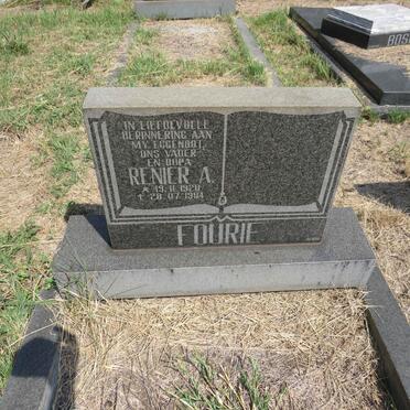 FOURIE Renier A. 1920-1984